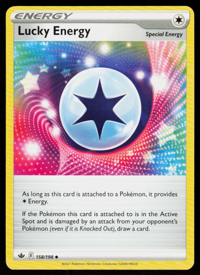 Lucky Energy 158/198 Uncommon Chilling Reign Pokemon Near Mint