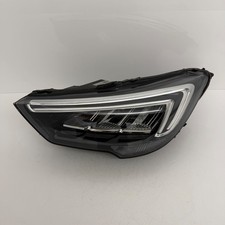 VAUXHALL CROSSLAND PASSENGER SIDE LEFT LED HEADLIGHT 39153540 2021 2024 DAMAGED