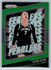 2024 Panini Prizm WNBA #3 Alysha Clark Fearless Prizms Green Basketball