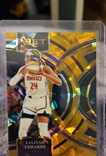 2024 Panini Select WNBA - Premier Level Aaliyah Edwards #130 Gold Prizm /10 (RC)