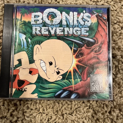 Bonk's Revenge TurboGrafx-16 CIC Complete In Case Tested See Description