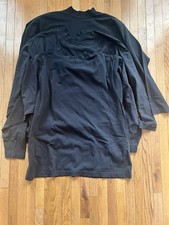 Yeezy gap mockneck longsleeve shirt lot of 3 made in USA size large