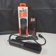 WILD WILLIES BEARD STRAIGHTENER 2-IN-1 IONIC BEARD STYLING BRUSH NEW IN BOX