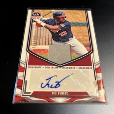 2025 Panini Stars & Stripes TRE PHELPS Game-Used Relic Auto - #'d 089/199 (E1)