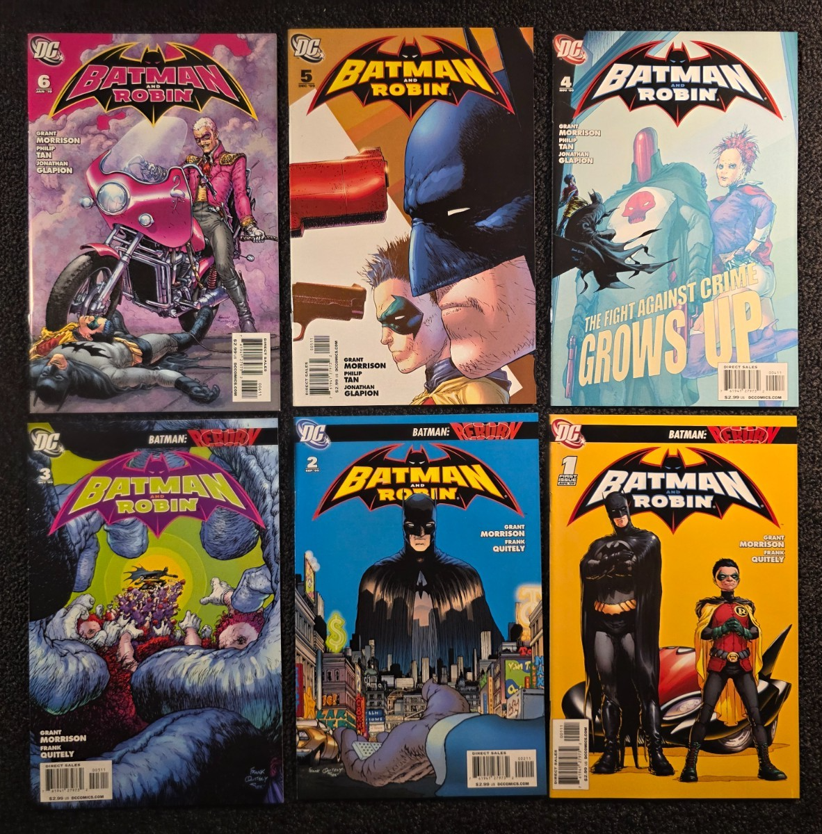 BATMAN AND ROBIN 1 2 3 4 5 6 Complete RUN KEYS 1st app FLAMINGO