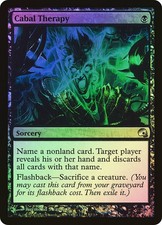 Magic The Gathering MTG CABAL THERAPY FOIL Premium Deck Series: Graveborn NM