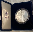 2006 W American Silver Eagle Choice Proof Bullion $1 Coin OGP COA