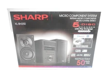 Sharp XL-BH250 Micro Shelf Executive Speaker System 5-Disc AM FM Bluetooth , NEW