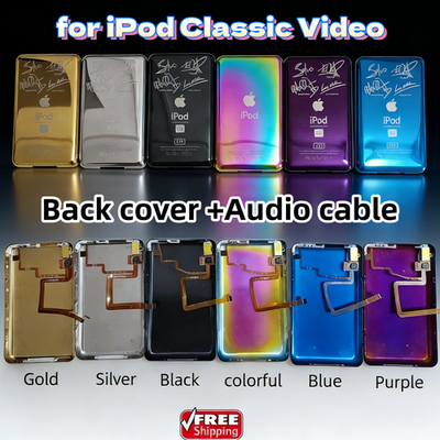 #ad NEW Metal Back Case Housing Audio Jack Hold Switch for iPod ✅Classic ✅Video $17.99