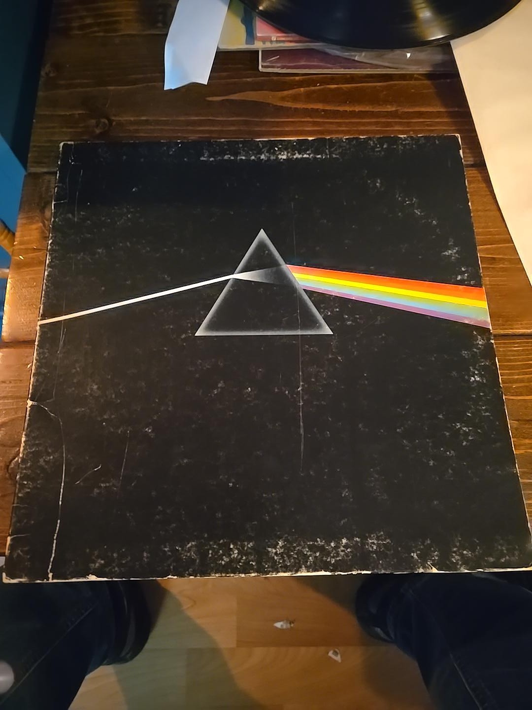 Pink Floyd Dark Side of the Moon LP SMAS-11163 Wally Cut VG+ Vinyl 1973