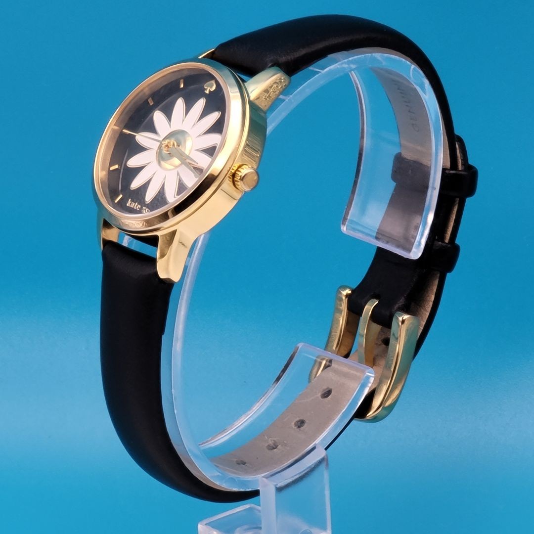 Kate Spade New York Analog Quartz Women Metro Mini Daisy Black 3 Hand Vintage 21 thumbnail 3