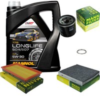 Mann Inspektionspaket 5L Mannol Longlife 5W-30 FüR Subaru Impreza Station