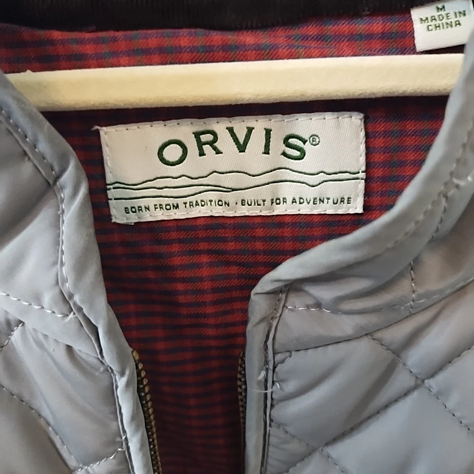 Chaleco acolchado Orvis para hombre talla mediana con aislamiento 3M Foto 2 de 4