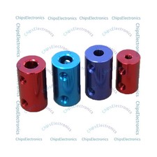 2mm to 2mm Aluminum Shaft Coupler Rigid Coupling Motor Connector Sleeve