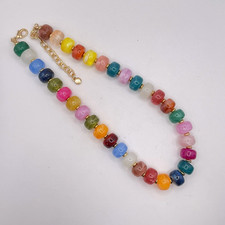 Elegant Chunky Resin Bead Necklace for Women - Perfect all Year Modern Statement