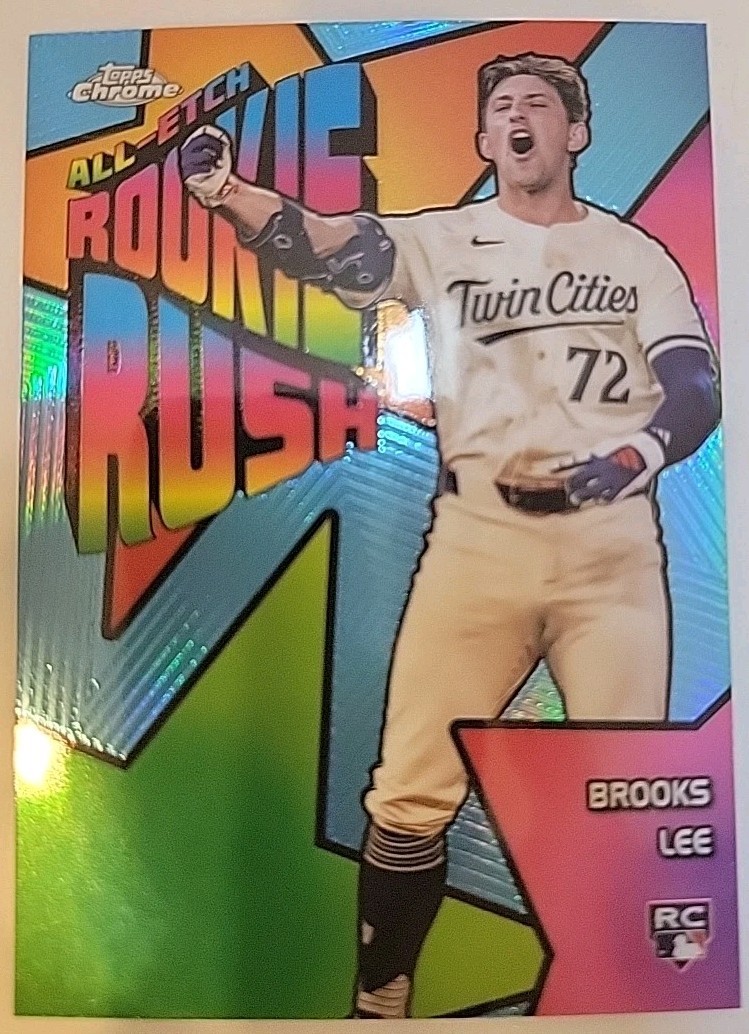 2025 Topps Chrome - All-Etch Rookie Rush Brooks Lee #CERR-1 (RC) Rookie Card!!