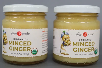The Ginger People Organic Minced Ginger 6.7 oz (Pack of 2) exp 7/16/2026