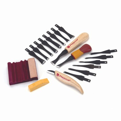 Flexcut Starter Carving Set with FREE Relief Carving DVD