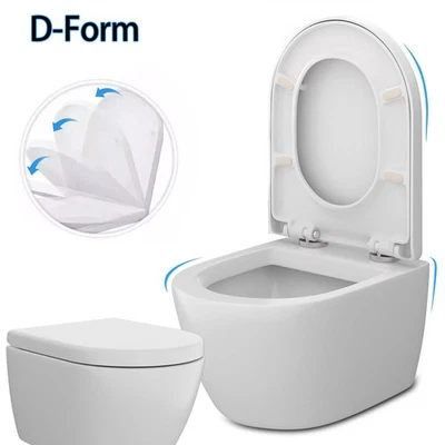 CISIVIS WC Sitz mit Absenkautomatik Toilettendeckel Klobrille Toilettensitz Klodeckel DE