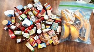 67 pieces PLUS Mini Brands Grocery Items