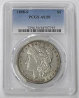1898-S AU-50 BETTER DATE MORGAN SILVER DOLLAR - PCGS GRADED