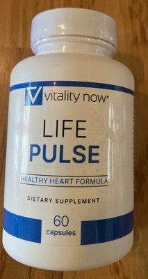 Life  Pulse by vitality now Healthy Heart Formula Supplement 60 Count