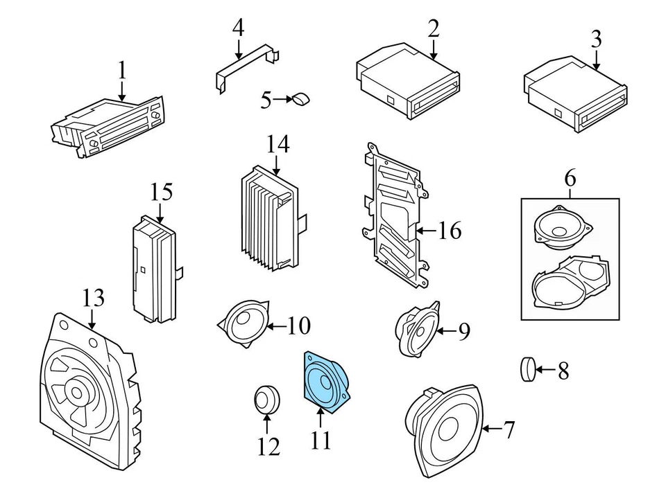 2013-2015 BMW ACTIVEHYBRID 7 - двери среднего диапазона динамик (Top-Hifi) 9141501 - Изображение 3 из 4