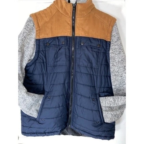 Distortion Clothing Jacket Vest Mens XL Hooded West Coast Skater Bro Bloke - product listing photo