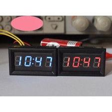 Auto-Digitaluhr 12V/24V LED-Uhr Leuchtende Auto-Uhr Auto-Innendekoration 1pcs