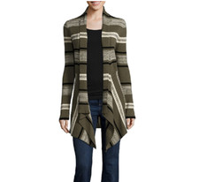 St. John's Bay Long-Sleeve Flyaway Cardigan Sizes PL New Msrp 46.00