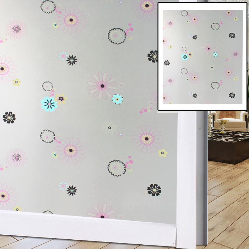 Self Adhesive Glass Film Window Sticker Bathroom Glass Sticker PVC