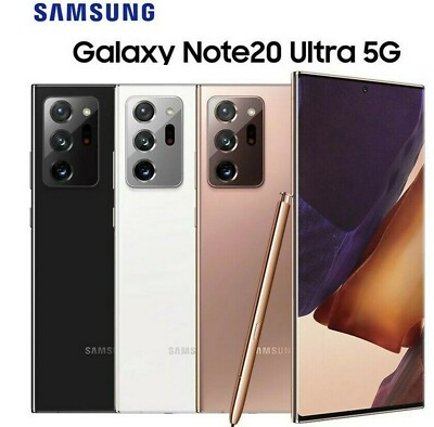 Samsung Galaxy NOTE 20 ULTRA N986U 128GB /512GB 5G Unlocked Smartphone OPEN  BOX