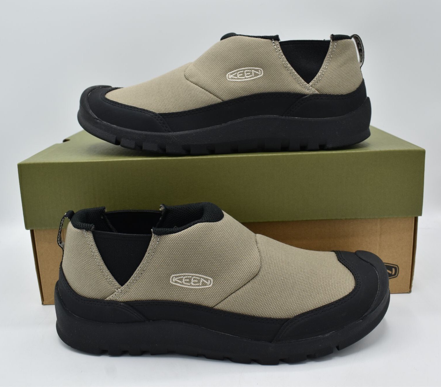 Scarpe slip on Keen da donna taglia 7 5 Hoodcamp FR Timberwolf nere
