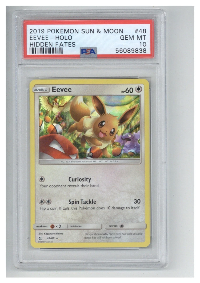 Pokemon Hidden Fates Eevee #48