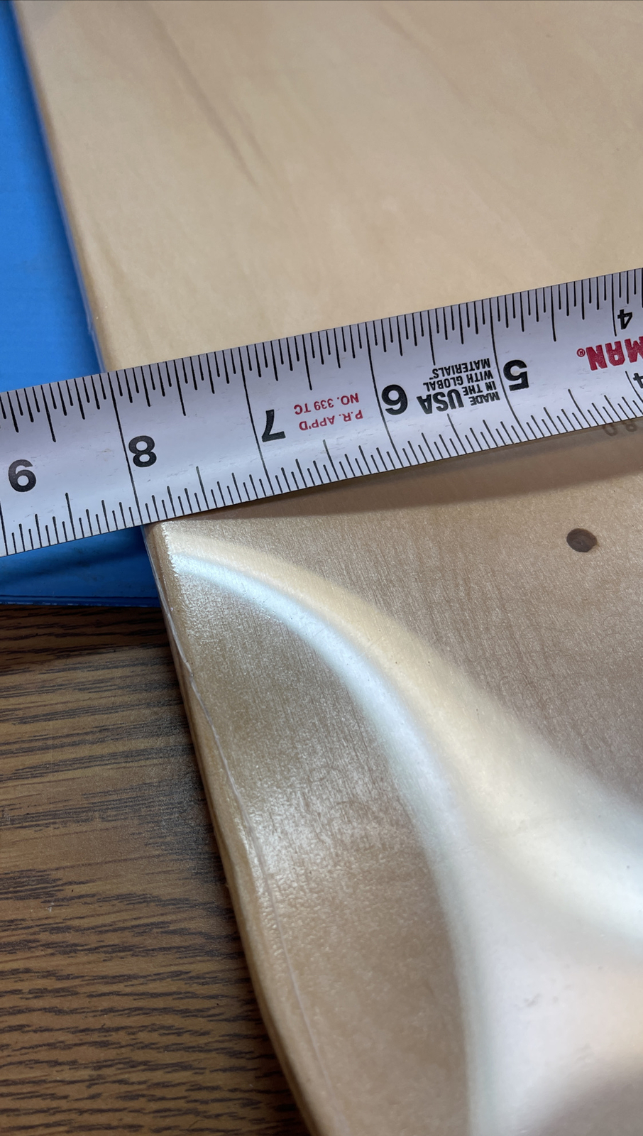 Solid Maple Skateboard Blank 31.5&rdquo;x 8&rdquo; New Sealed In Plastic