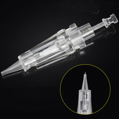 50PCS Tattoo Cartridge Needle Permanent Makeup Eyebrow Needle For PMU Brows Lips