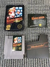 Super Mario Bros. NES 5 Screw Hang Tab Manual & Box NES-GP NO REV-A NO CODE