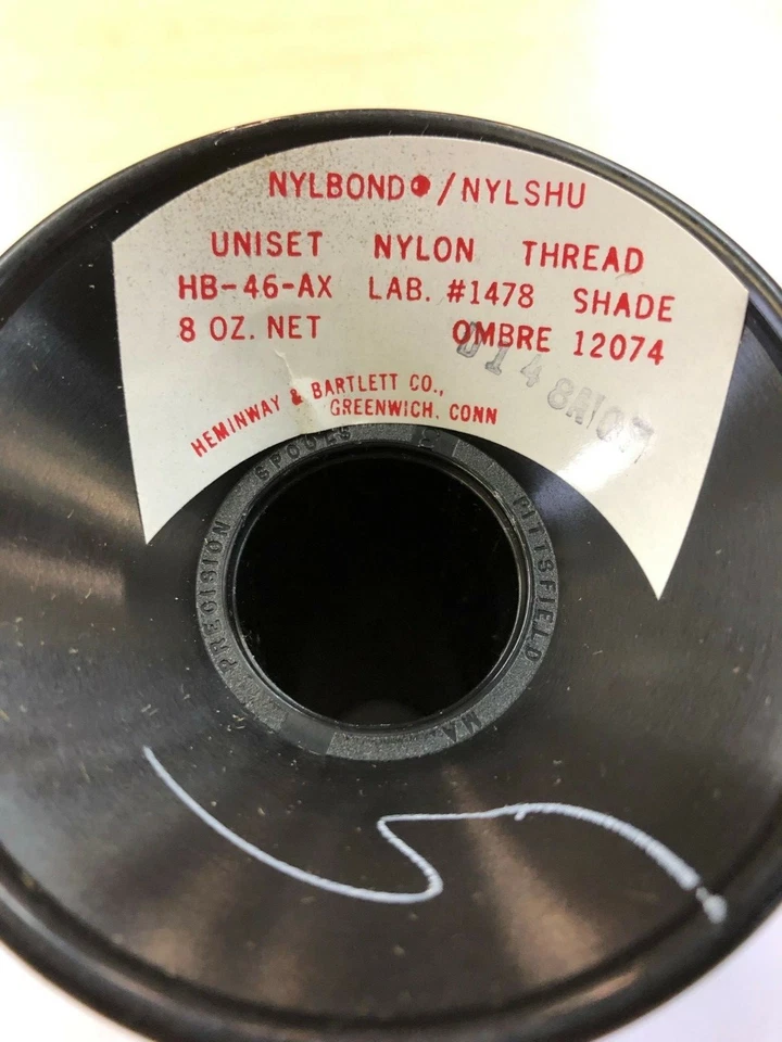 H&B VARIEGATED MULTI-COLOR BLUE BLACK COLOR T45 T46 8OZ NYLON THREAD NEW! - Image 3 of 3