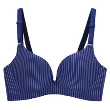 Seamless Bras Slender Women Bra Stripe Wireless Push Up Brassiere Sexy Lingerie