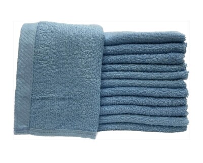 Protex Professional Salon & Nail Towel LUXE3 16''x29'' Sky Blue (Pack of 12)