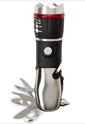 Adventure is Out There Automobile Car Emergency LED Flashlight Multi-Tool, Black