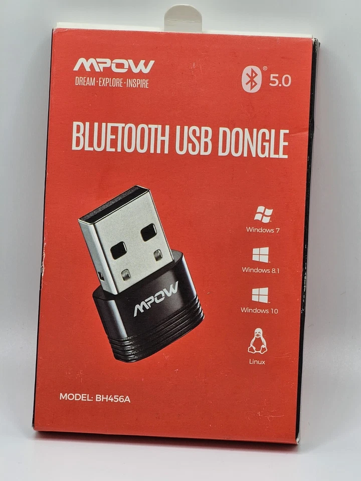Dongle USB Inalámbrico MPOW Bluetooth 5.0 Modelo BH456A Foto 2 de 3