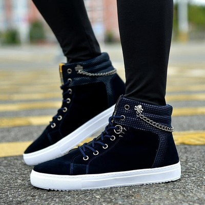 Botas De Tobillo Para Hombres Zapatos Altos De Invierno Casuales Moda  Deportivos | eBay