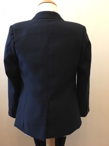 Costume Enfant Mariage Cérémonie ensemble 5 pièces Bleu Marine 8 ans - Photo 6/12