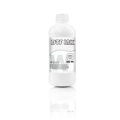 DTF Ink White 500ml Premium DTF Ink for Film Heat Transfer Printing Compatibl...