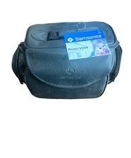 Samsonite Leatherette Camera Camcorder Bag Strap Padded Pockets New Vintage