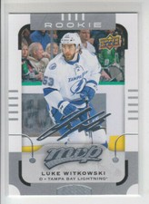 15/16 UD MVP Tampa Bay Lightning Luke Witkowski Silver Script RC card #177 - SP