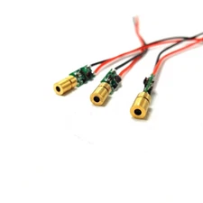 3pcs Mini 405nm 5mW Focusable Dot Laser Diode Module Violet Light 3V Driver