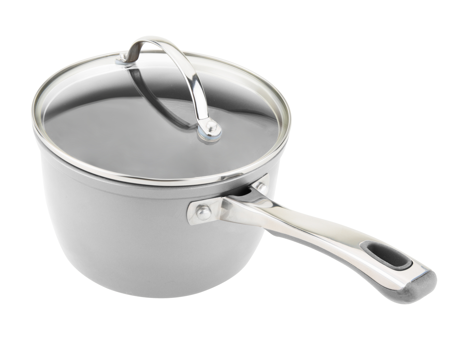 Prestige Pots & Pans 5 Piece Set Silver Induction Hob Pan Set 14/16