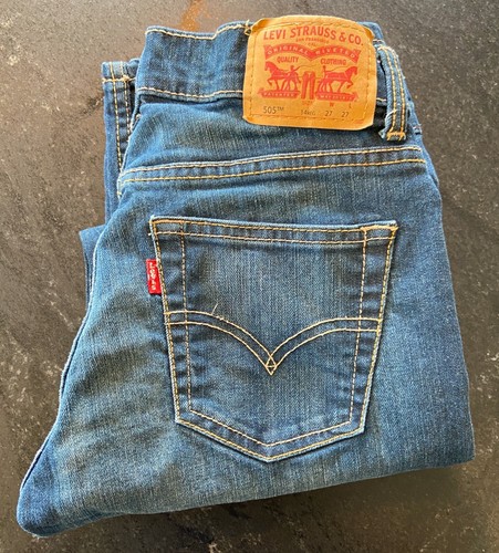 LEVIS 505 Jeans 14 Regular Blue 27x27 